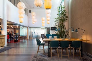 lobby scandic oulu city hotel finland