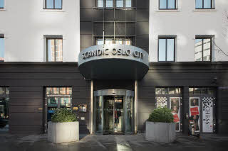 facade of scandic oslo city in norway