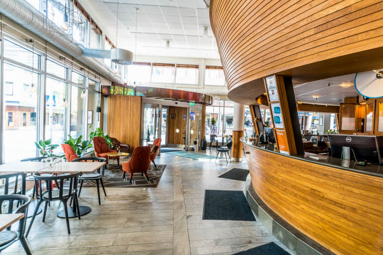 Reception hotel Scandic Portalen Jonkoping