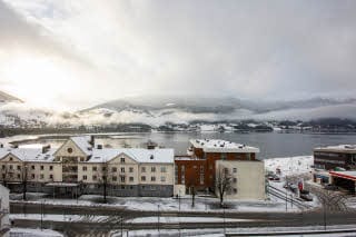 view from scandic voss in norway