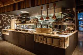 breakfast buffet at scandic voss in norway