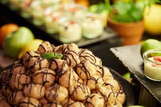 conference lunch buffet Scandic Wroclaw