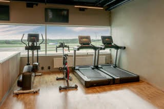 gym at scandic landvetter in gothenburg