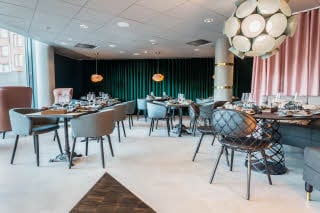 Restaurant of Scandic Simonkenttä in Helsinki