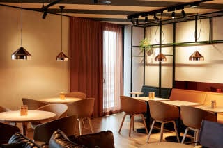 Living Room Scandic Frankfurt Hafenpark Germany