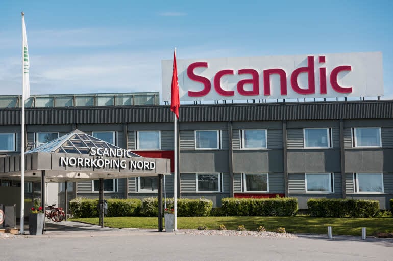 Facade hotel Scandic Norrköping Nord