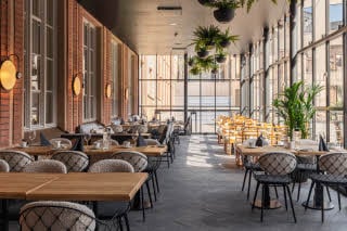 inside terrace at scandic grand helsinki