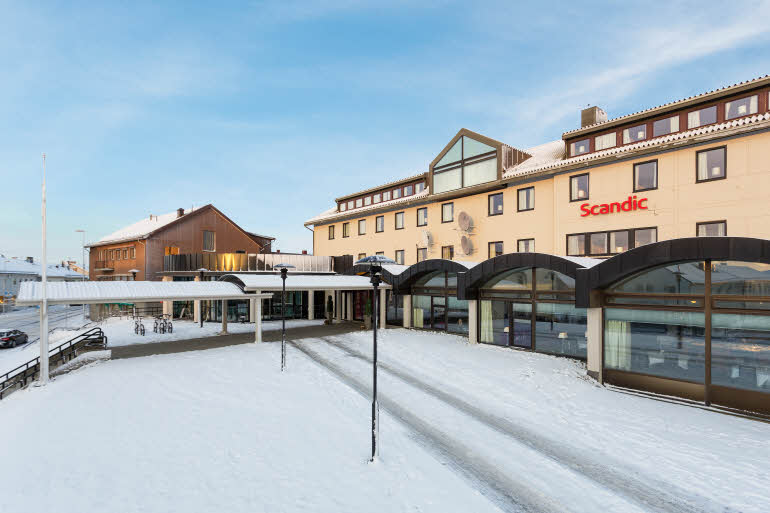 exterior of scandic vadsö in norway
