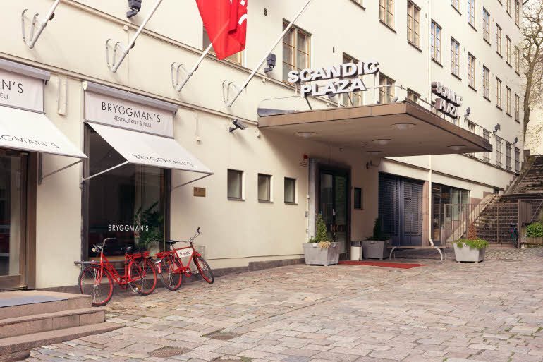 entrance scandic plaza turku hotel turku finland