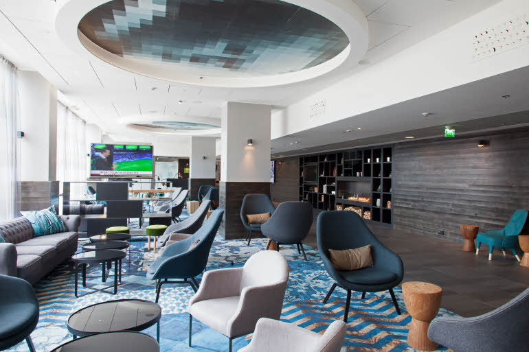 Lobby of Scandic Park Helsinki