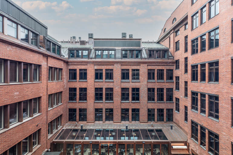 view from standard and superior room at scandic helsinki hub