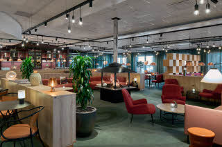 bar and restaurant at scandic lugnet in falun
