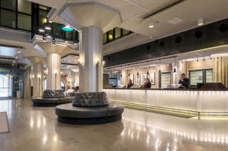 Reception and lobby area Scandic Grand Marina