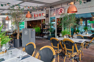 restaurant at scandic rubinen in gothenburg sweden