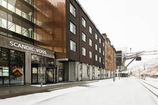 facade of scandic voss in norway
