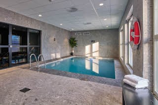 indoor pool at scandic lugnet in falun