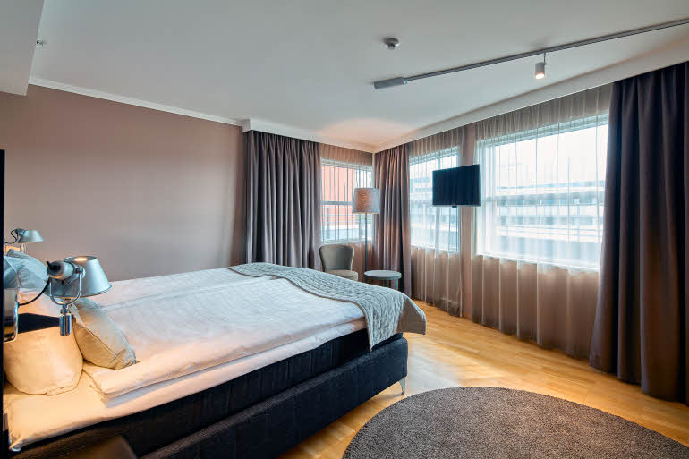 junior suite at scandic molndal in gothenburg sweden