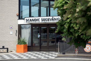 Entrance hotel Scandic Segavang Malmo