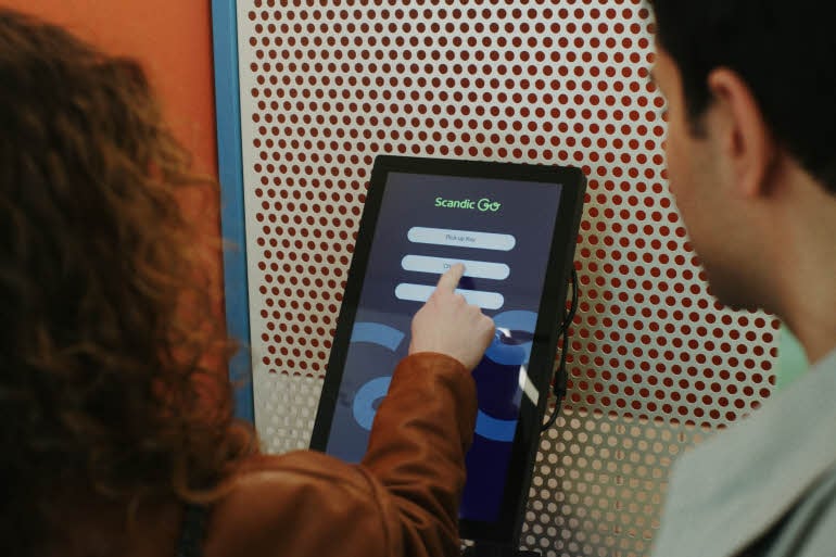 check in counter at scandic go upplandsgatan in stockholm