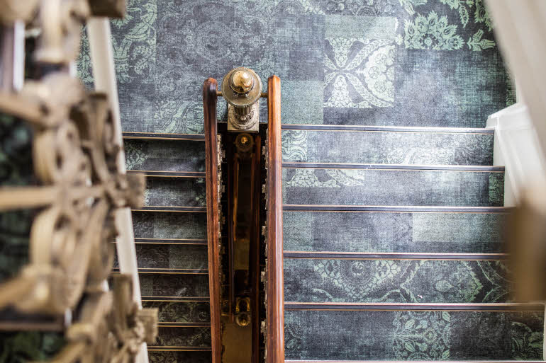 Orginal stairs from 1884, Scandic Webers