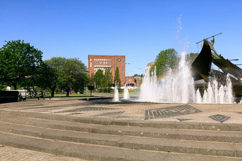 Fountain Scandic Park Sandefjord Norway