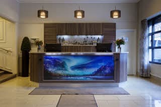 Reception front desk hotel Scandic Bodø