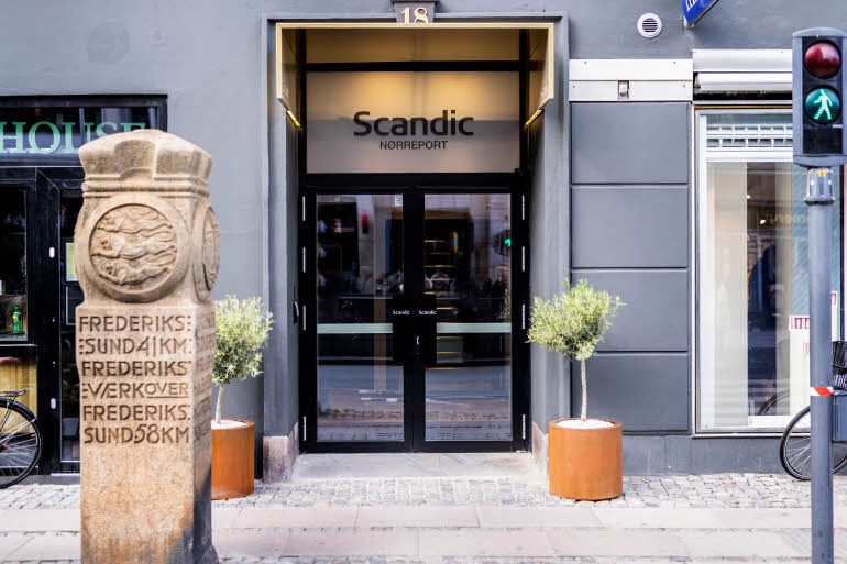 Entrance at Scandic Norreport Copenhagen