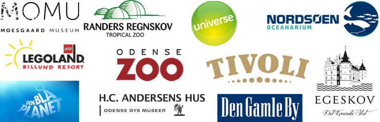 Overview of the attractions where you can get a discount on the ticket if you buy it at Scandic 